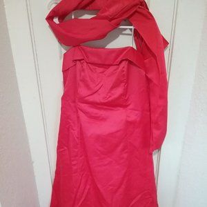 VTG Pink Formal Strapless Dress Urban Girl Nights